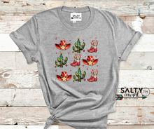 Load image into Gallery viewer, Cowgirl Christmas Tee
