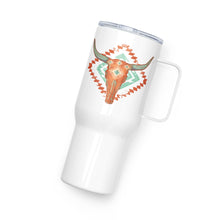 Load image into Gallery viewer, Sunset Steer Travel Mug - The Salty Cowgirl
