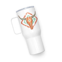 Load image into Gallery viewer, Sunset Steer Travel Mug - The Salty Cowgirl
