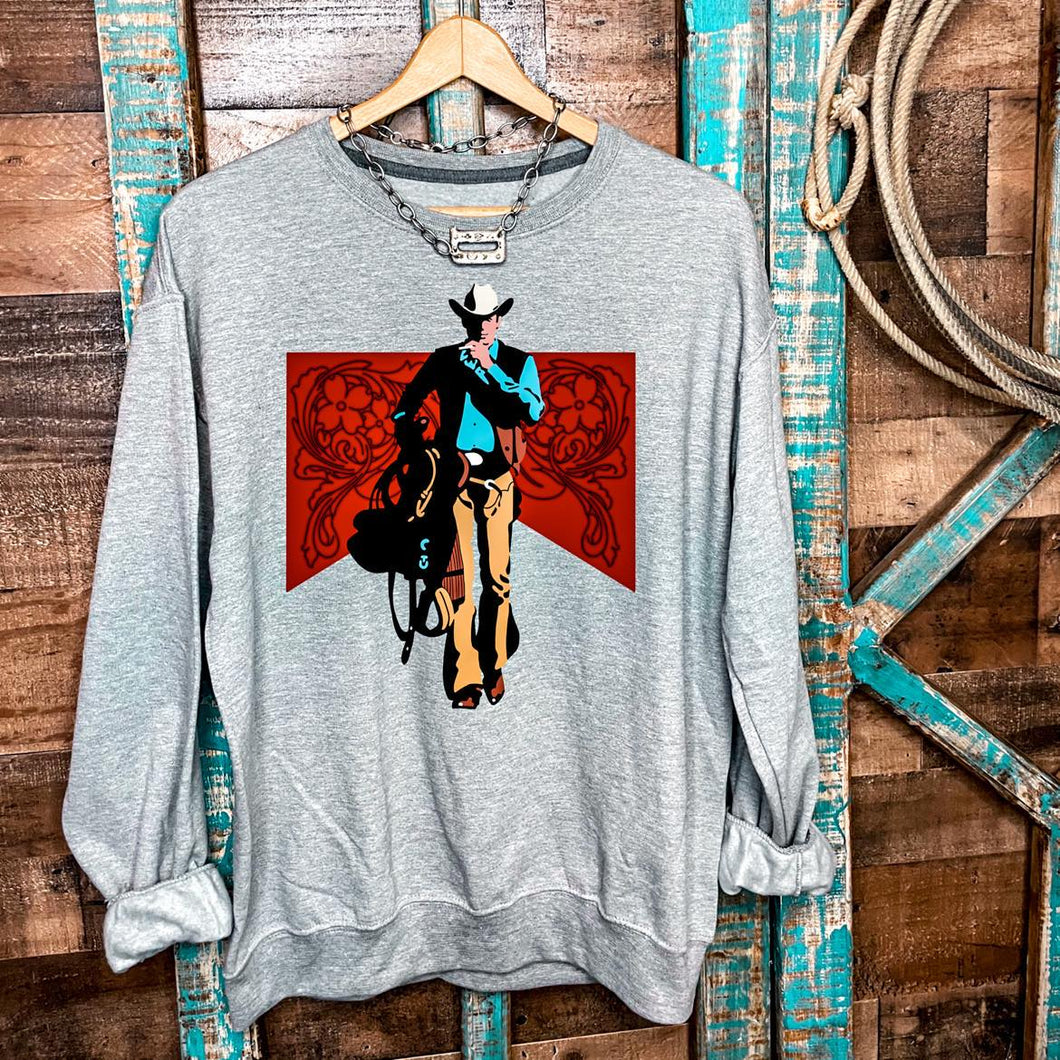 Marlboro Man Sweatshirt - The Salty Cowgirl