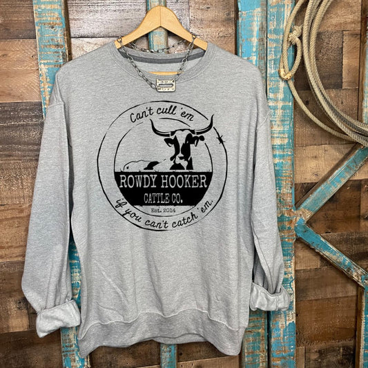 Can't Cull'em Sweatshirt - The Salty Cowgirl