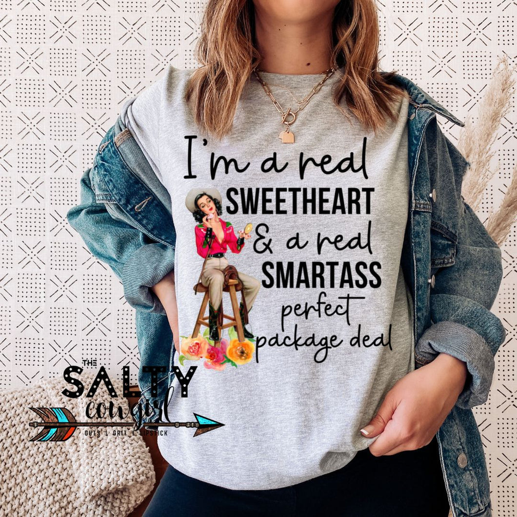 Real Sweetheart Tee - The Salty Cowgirl