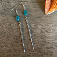 Load image into Gallery viewer, The Cowboy Killer Earrings w/ Genuine Turquoise
