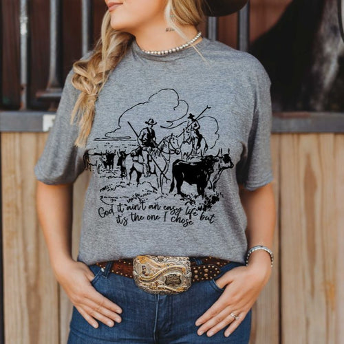 The Cowboy Life Tee - The Salty Cowgirl