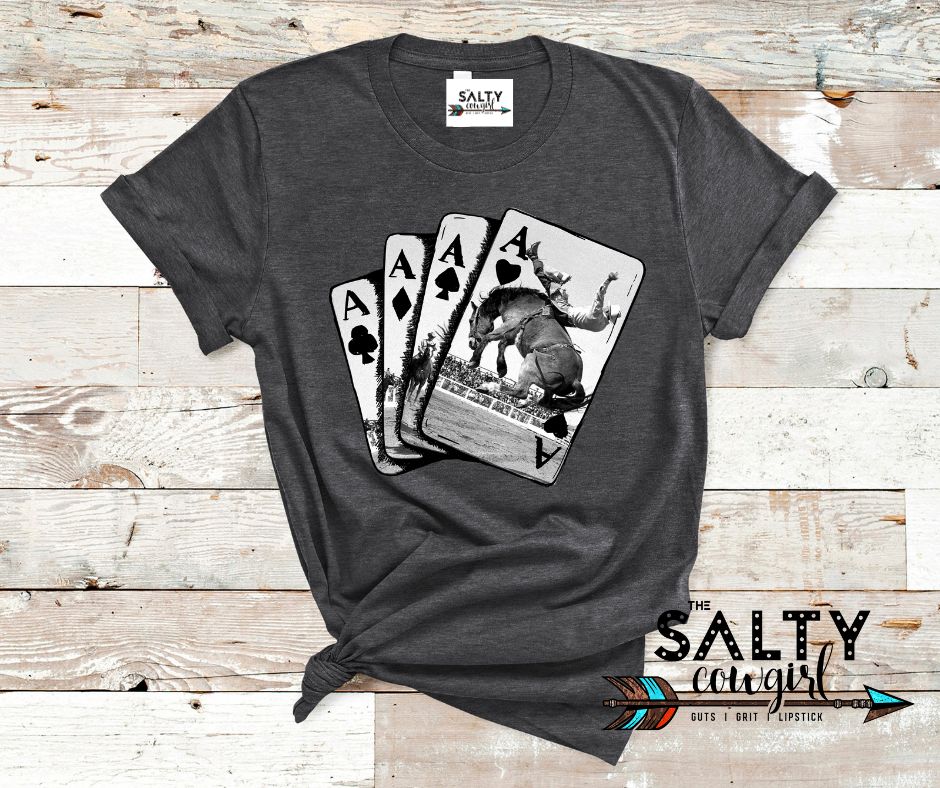 Rodeo Aces Tee - The Salty Cowgirl