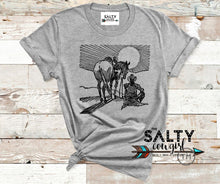 Load image into Gallery viewer, Western Sunset Tee - The Salty Cowgirl
